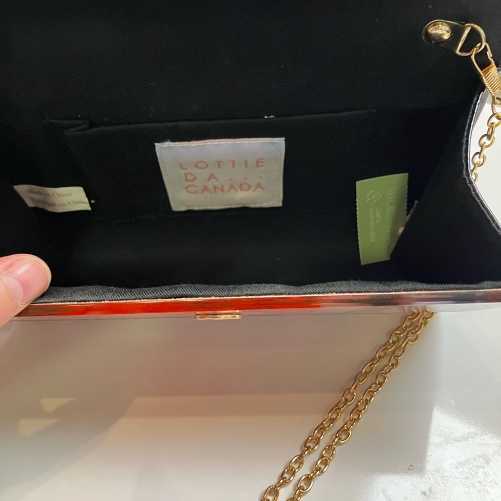 Red Multicolor Clutch Bag - Picture 2 of 5